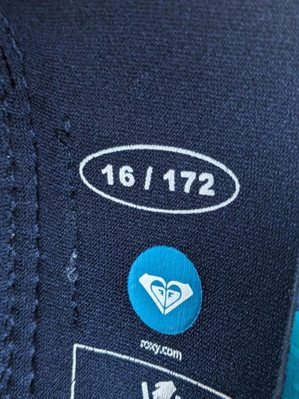 Roxy Shorty Wetsuit Blue Black GIRLS SIZE 16